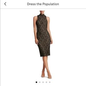 Dress The Population Lace Bodycon Dress
